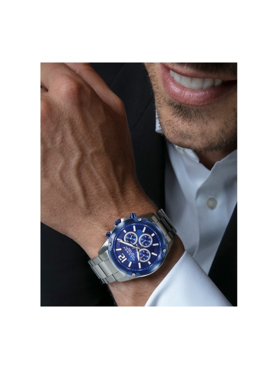 Relógio Viceroy 401397-35 Homem Aço IP Azul Cronógrafo Elegante