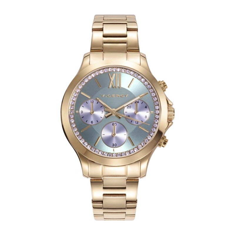 Reloj Viceroy 42434-63 Mujer Acero con baño dorado elegante
