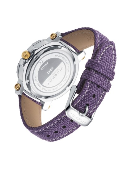 Relógio Viceroy 401178-77 Mulher Aço e Nylon Roxo