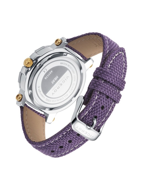 Relógio Viceroy 401178-77 Mulher Aço e Nylon Roxo