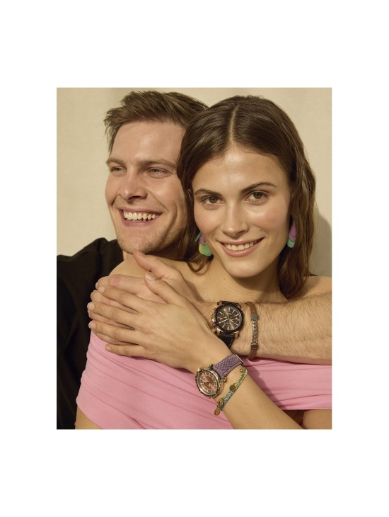 Reloj Viceroy 401178-77 Mujer Acero y nylon morado