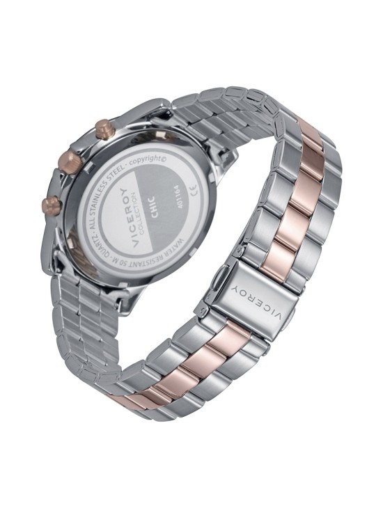 Relógio Viceroy 401164-73 Mulher Aço Bicolor com IP Rosa
