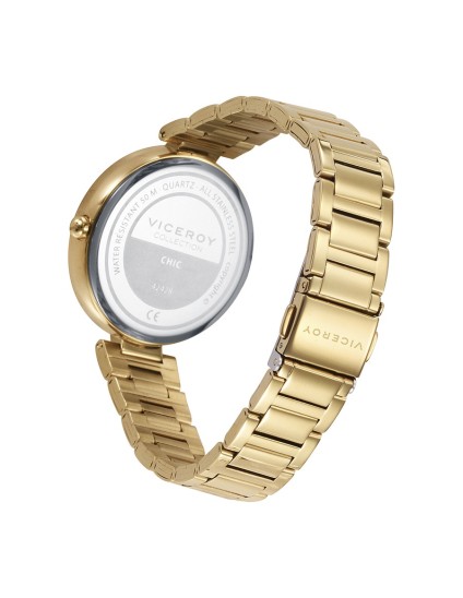 Reloj Viceroy 42428-23 Mujer Acero con baño IP dorado