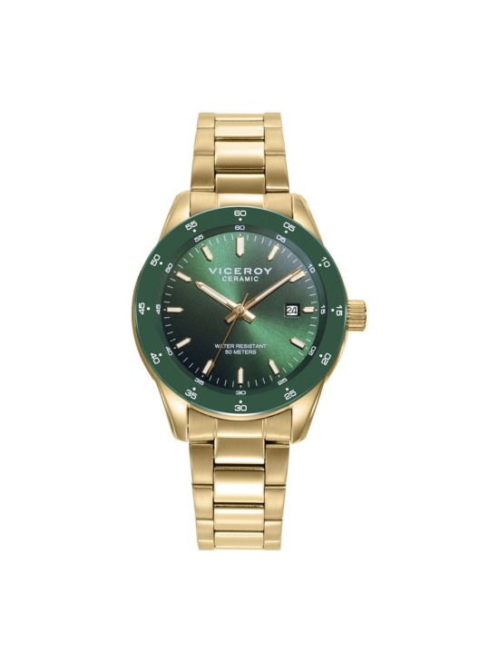 Reloj Viceroy 401246-67 Mujer Acero IP Dorado y Cerámica