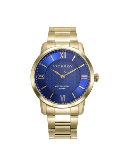 Relógio Viceroy 41145-33 Homem em Aço com Banho Dourado Sofisticado