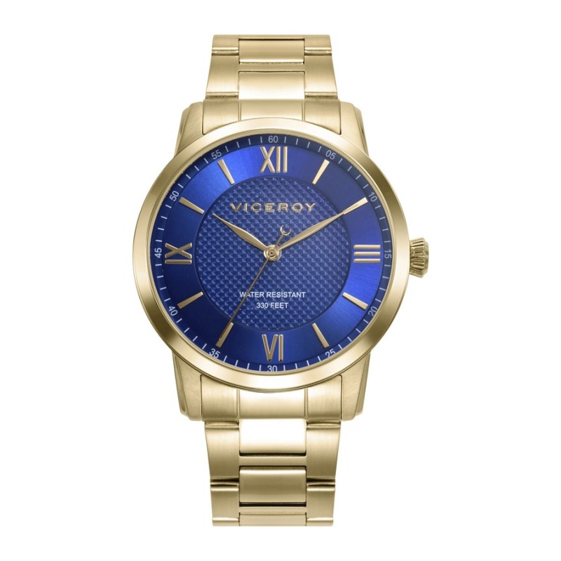 Relógio Viceroy 41145-33 Homem em Aço com Banho Dourado Sofisticado