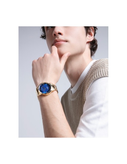Relógio Viceroy 41145-33 Homem em Aço com Banho Dourado Sofisticado