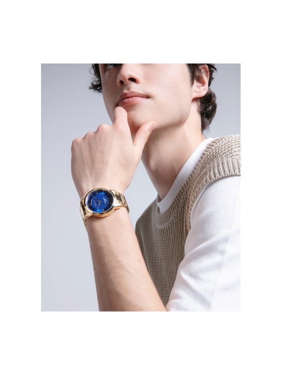 Relógio Viceroy 41145-33 Homem em Aço com Banho Dourado Sofisticado