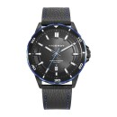 Relógio Viceroy 46843-57 Homem Aço Ip Preto e Azul com Correia de Pele