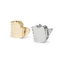 Pack Pinzas TOUS 2002444755 Corazón y Tulipa Dorado y Plateado