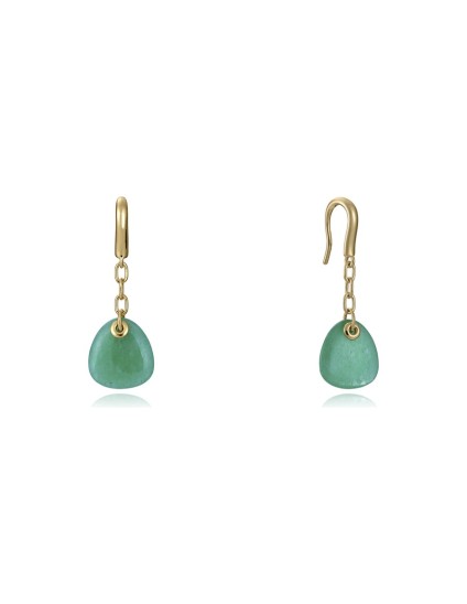 Pendientes Sra Jewels 13172E100-42 Plata De Ley con baño de oro