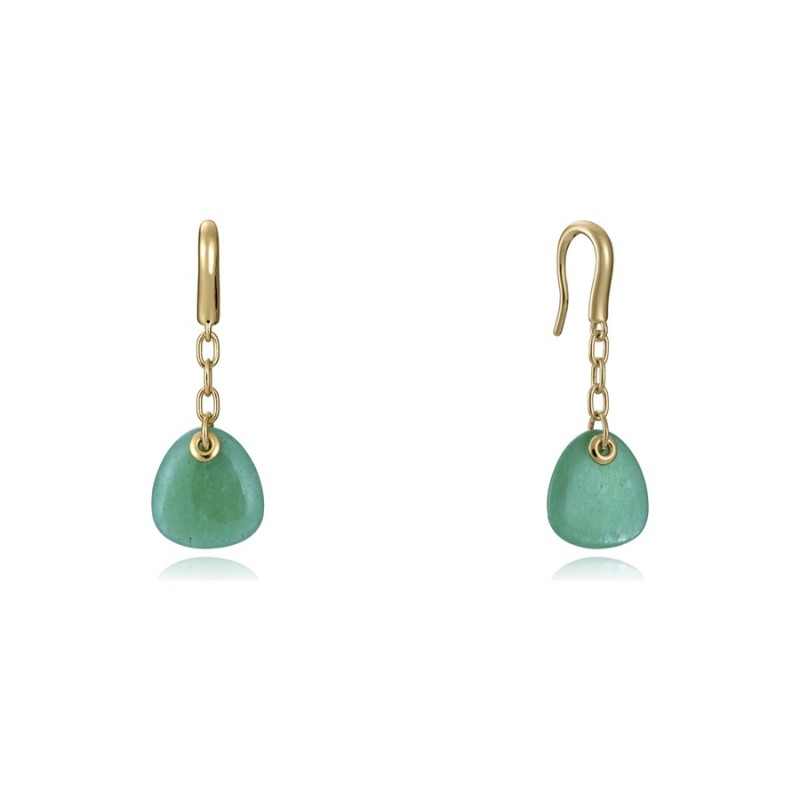 Pendientes Sra Jewels 13172E100-42 Plata De Ley con baño de oro