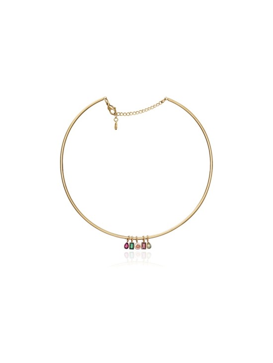 Collar Viceroy 14027C01012 Mujer Acero IP dorado con cristales