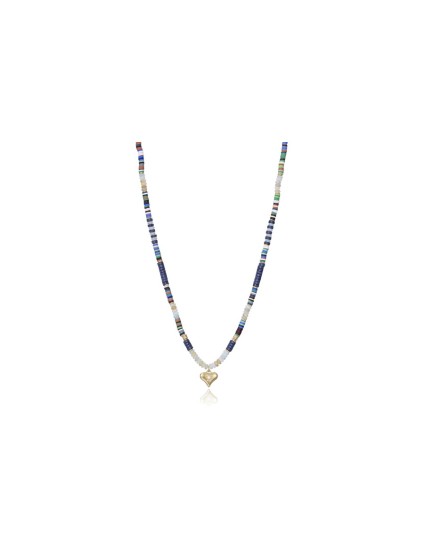 Colar Viceroy 14040C01019 Mulher Aço Dourado Multicolor