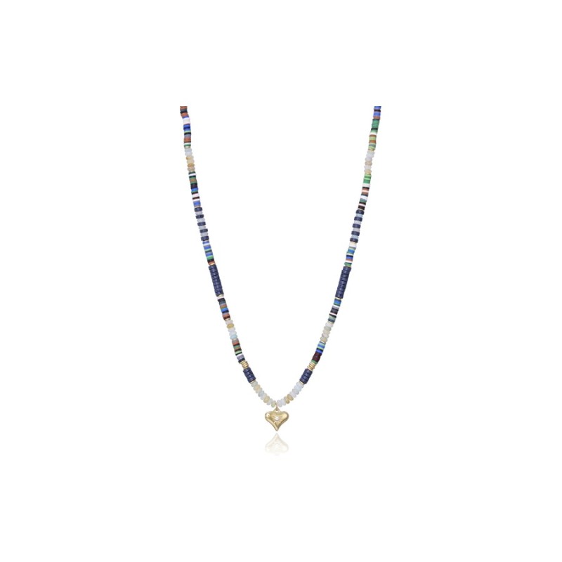 Collar Viceroy 14040C01019 mujer acero con baño dorado multicolor
