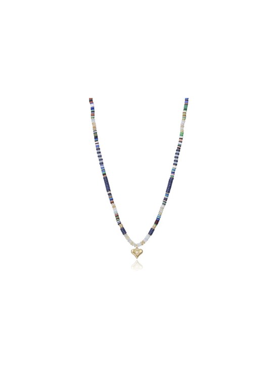 Colar Viceroy 14040C01019 Mulher Aço Dourado Multicolor