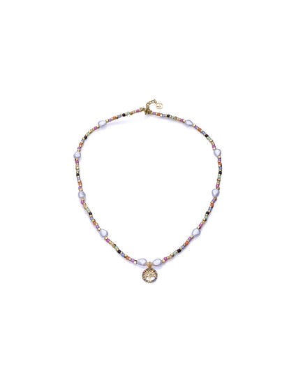 Collar Viceroy 14091C01019 Mujer acero con baño IP dorado