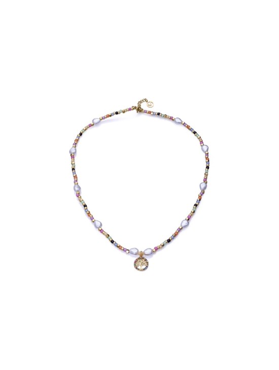 Viceroy 14091C01019 Women's Gold IP Plated Steel Necklace