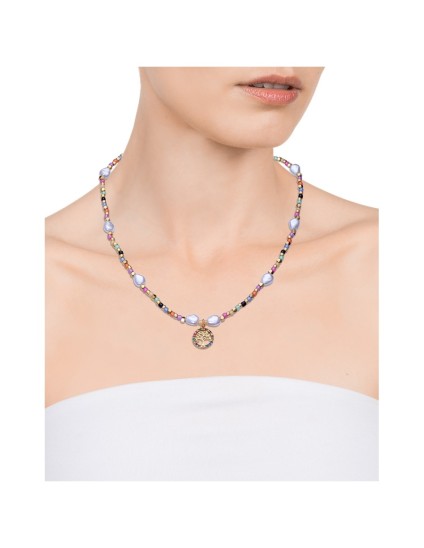 Collar Viceroy 14091C01019 Mujer acero con baño IP dorado