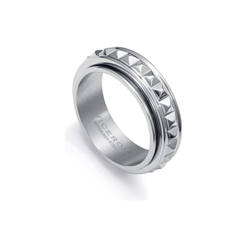 Anillo Viceroy 14115A02000 para hombre acero plateado brillo