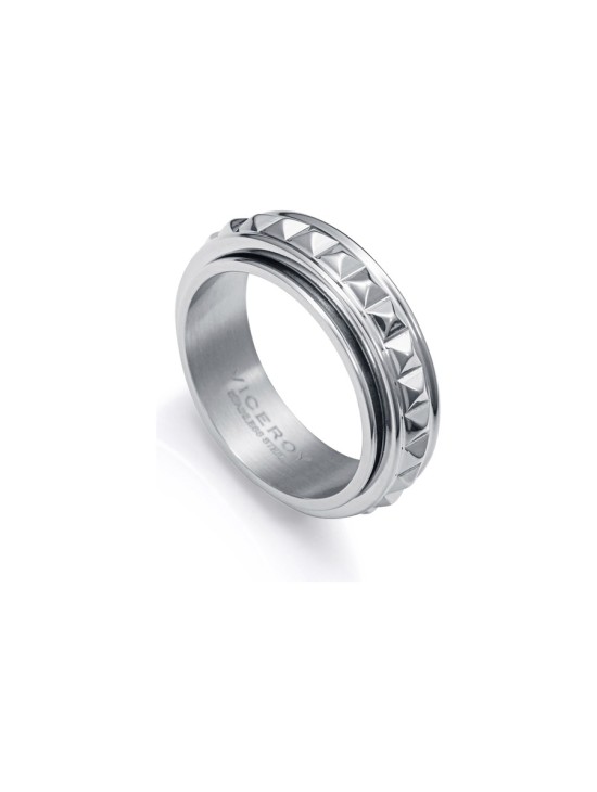 Anillo Viceroy 14115A02000 para hombre acero plateado brillo