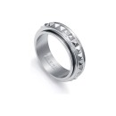 Viceroy Ring 14115A02000 Men Silver Steel with Glossy Finish