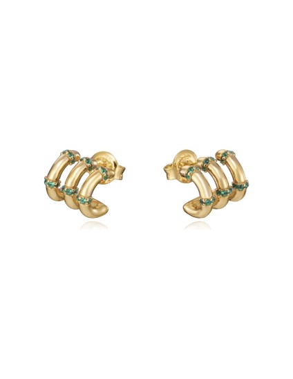 Pendientes Viceroy Elegant 13131E100-32 Mujer Plata con baño de oro