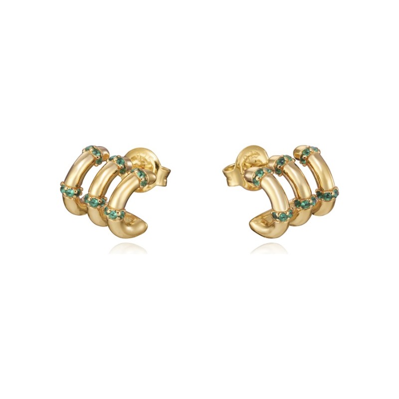Pendientes Viceroy Elegant 13131E100-32 Mujer Plata con baño de oro
