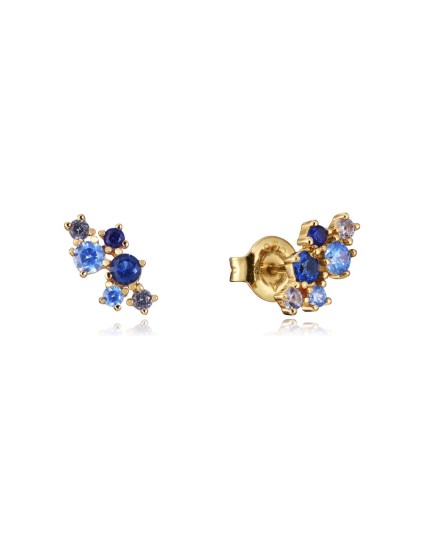 Pendiente Viceroy Trend 13134E100-33 Plata bañada en oro 1 cm