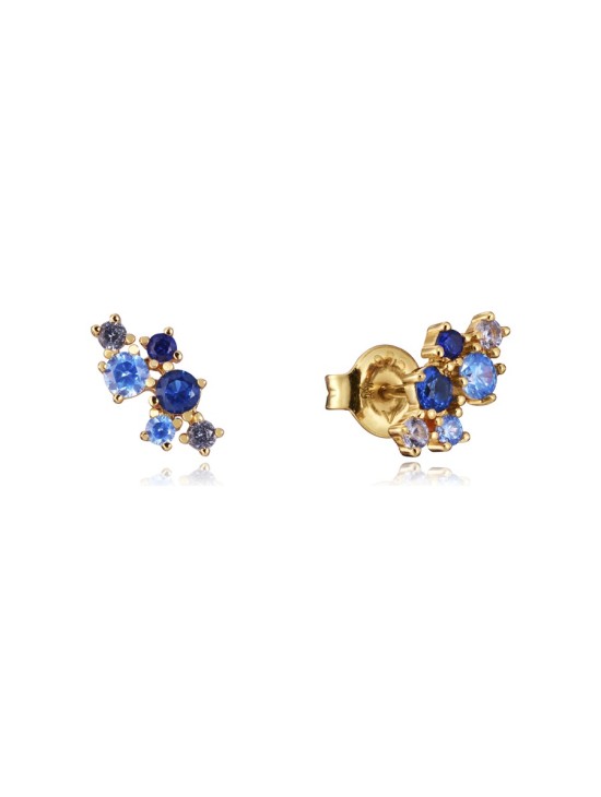 Pendiente Viceroy Trend 13134E100-33 Plata bañada en oro 1 cm