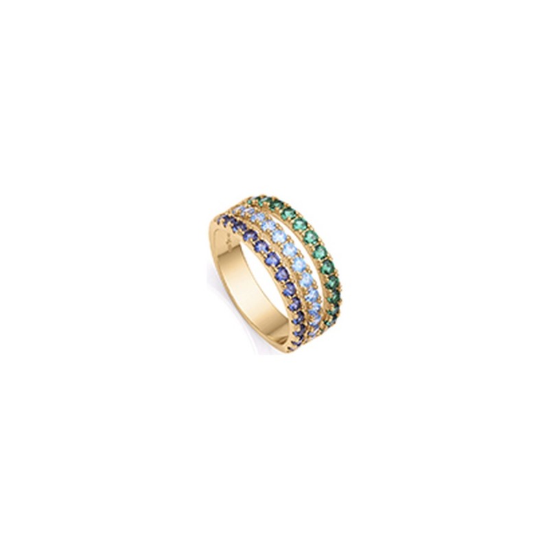 Viceroy Elegant 13136A016-39 Sterling Silver Gold-Plated Ring for W
