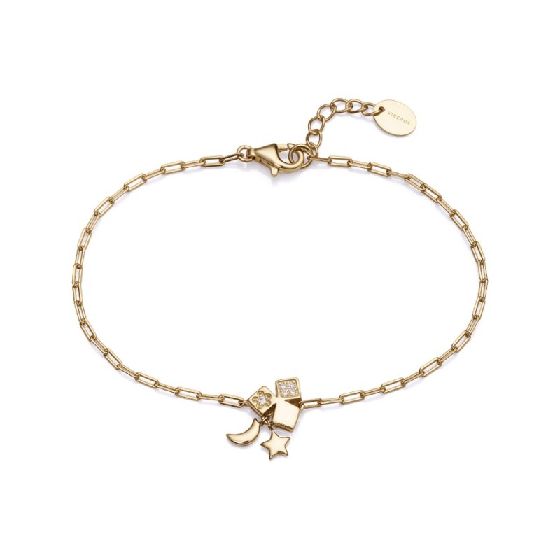 Pulseira Viceroy 13139P100-30 Mulher Prata com banho de ouro