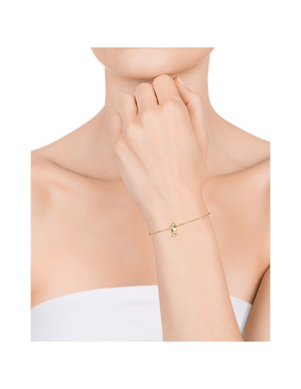 Pulsera Viceroy 13139P100-30 Mujer Plata de Ley baño oro