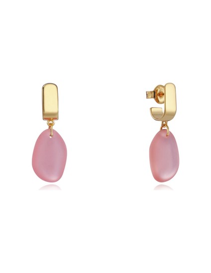 Brincos Viceroy Elegant 13142E100-57 Prata com banho ouro rosa
