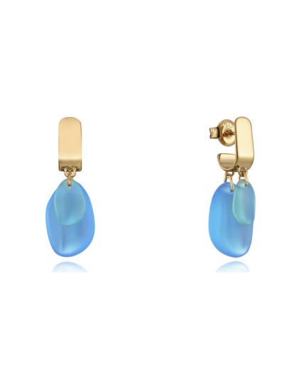 Pendientes Viceroy Elegant 13142E100-59 Mujer Plata De Ley Baño Oro