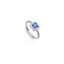 Anillo Viceroy 13154A013-33 Mujer Plata De Ley con baño de Rodio