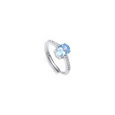 Viceroy Ring 13155A015-33 Women Sterling Silver with Rhodium Plating