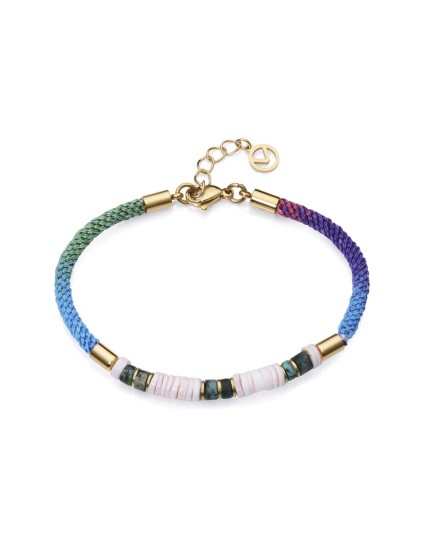 Pulseira Viceroy Kiss 14039P01019 Mulher Aço Dourado com Pedras