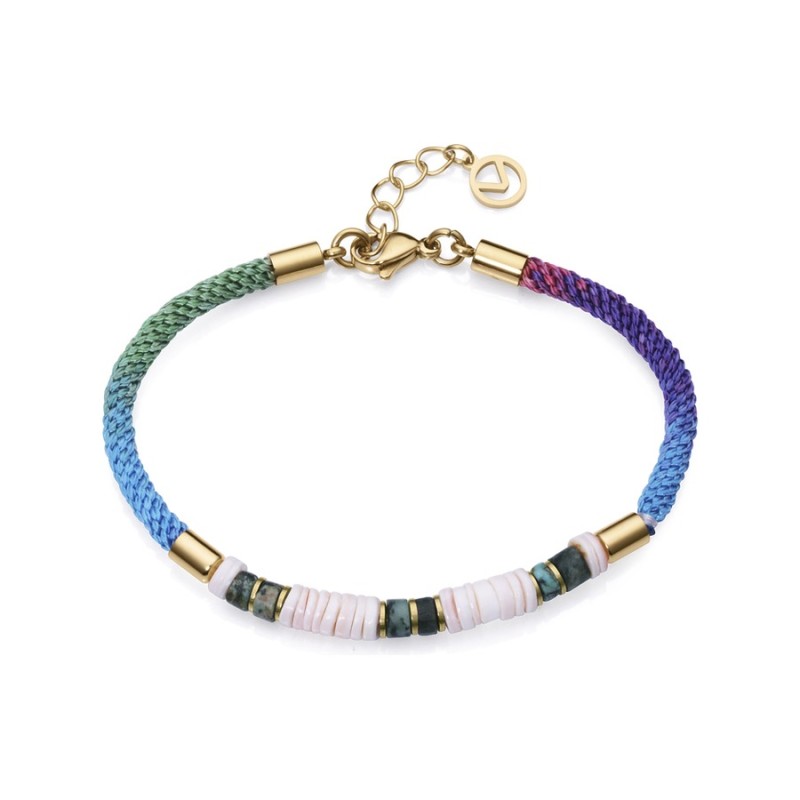 Pulsera Viceroy Kiss 14039P01019 Mujer acero dorado con piedras