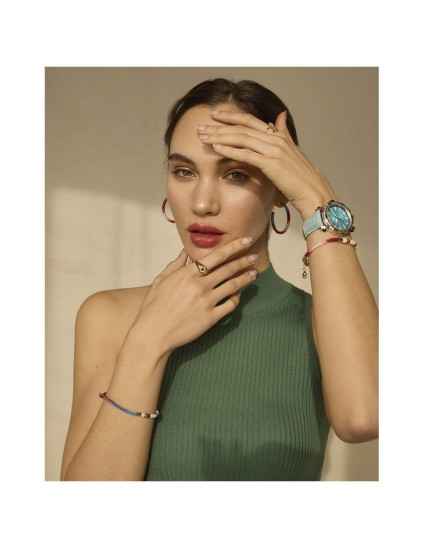 Viceroy Kiss 14039P01019 Women's Gold Steel Bracelet with Stones