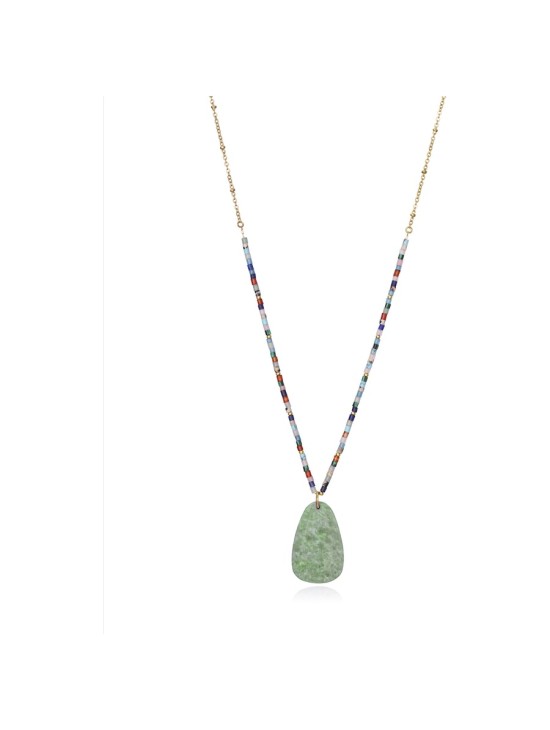 Collar Viceroy Chic 14051C01012 Mujer Acero Ip dorado multicolor
