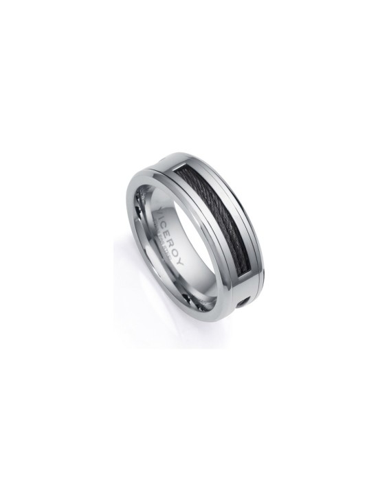 Anillo Viceroy Magnum 14066A02000 Hombre Acero con Ip Negro