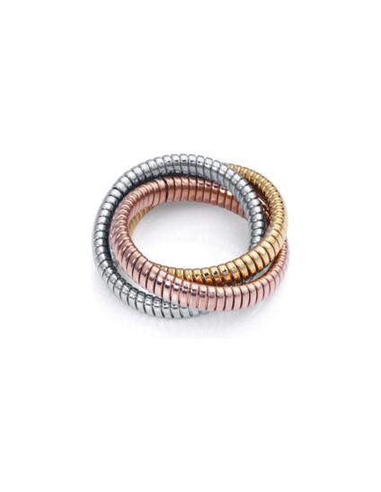Anillo Viceroy Fashion 14085A01419 Acero IP dorado y rosado Mujer