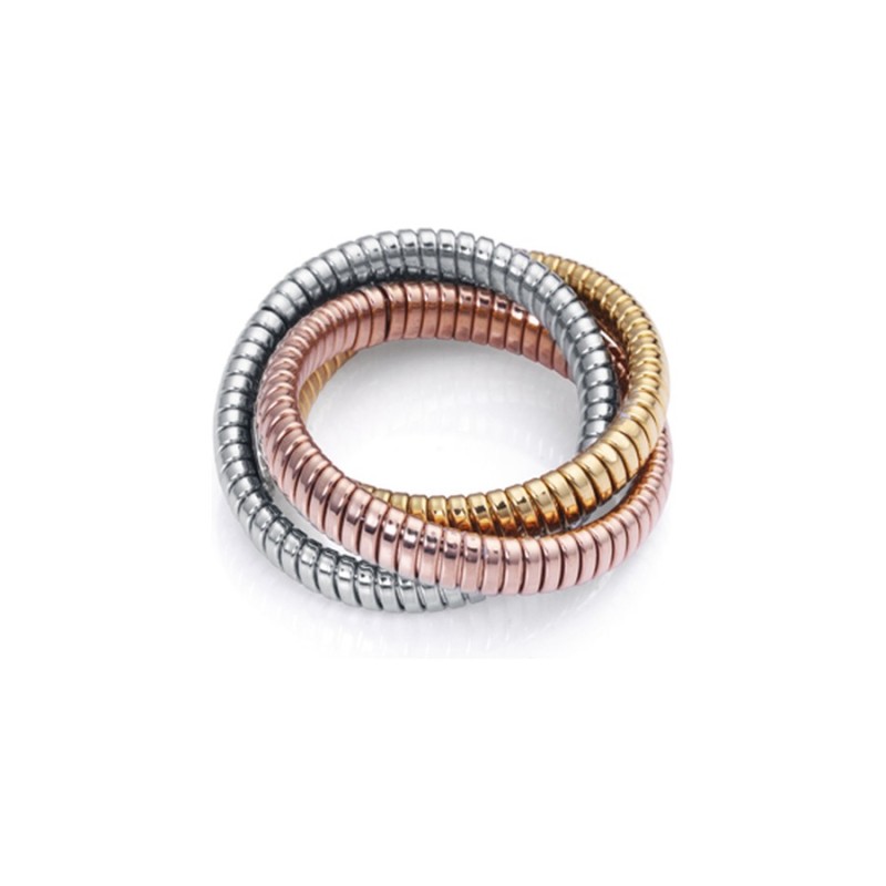 Anillo Viceroy Fashion 14085A01419 Acero IP dorado y rosado Mujer