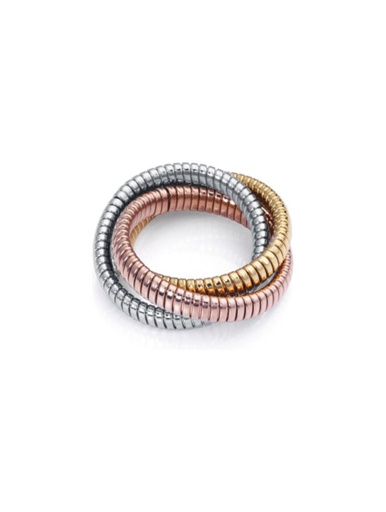 Anel Viceroy 14085A01819 Mulher Aço IP Dourado e Rosé