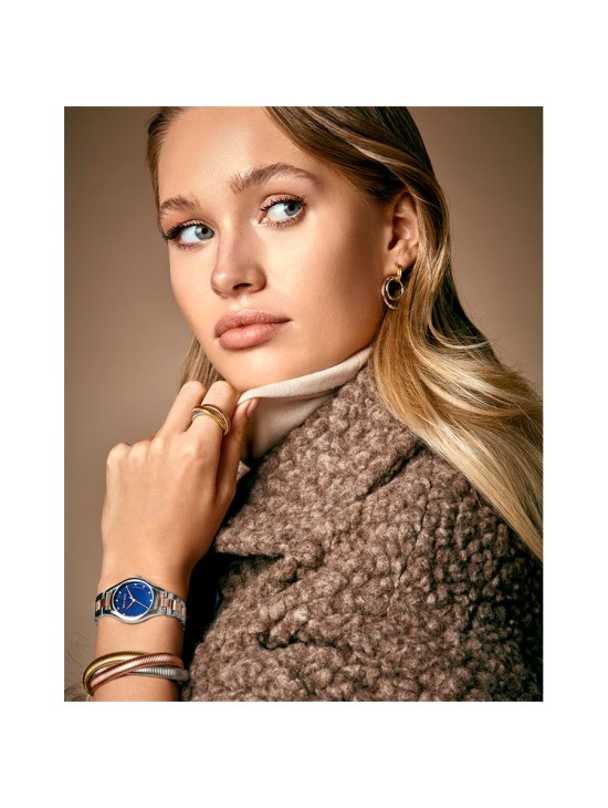 Viceroy 14085A01819 Women's Ring Gold & Rose IP Steel