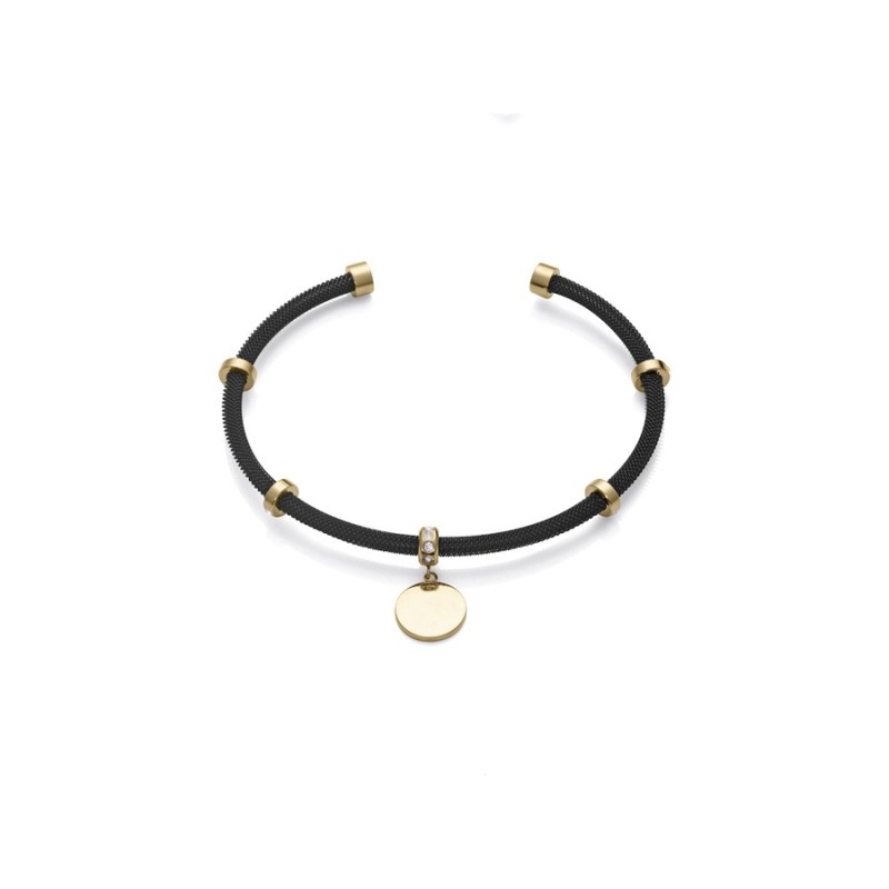 Pulseira Viceroy 14110P01010 Mulher Aço IP Preto e Dourado