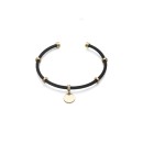 Pulseira Viceroy 14110P01010 Mulher Aço com banho IP preto e dourado