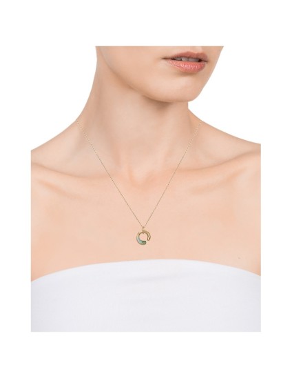 Collar Viceroy Jewels 15117C100-39 Plata de Ley baño oro mujer