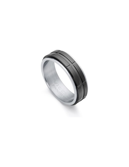 Anillo Magnum Viceroy 75327A02410 Hombre Acero IP Negro
